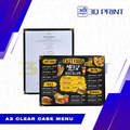 A3 Clear Case Menu